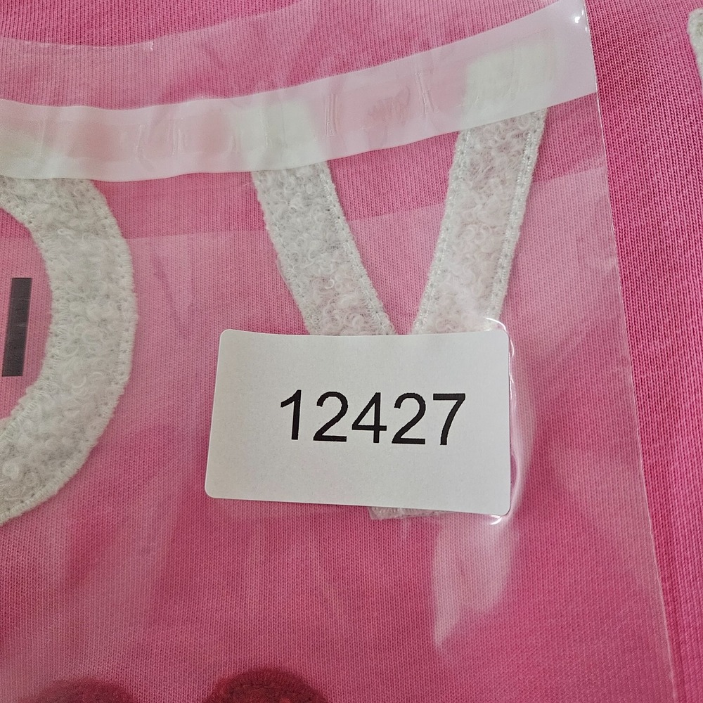 NWOT Fate Sweater Women XS - Love - Heart Pink Preppy - Picture 11 of 11